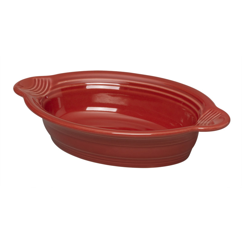 Casserole individuelle ovale 9 1/8 po Fiesta 13 oz, Écarlate