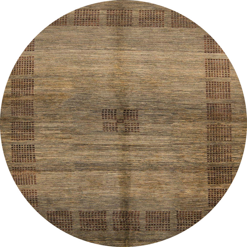 Tapis abstrait moderne 5262, Rond 7 pi