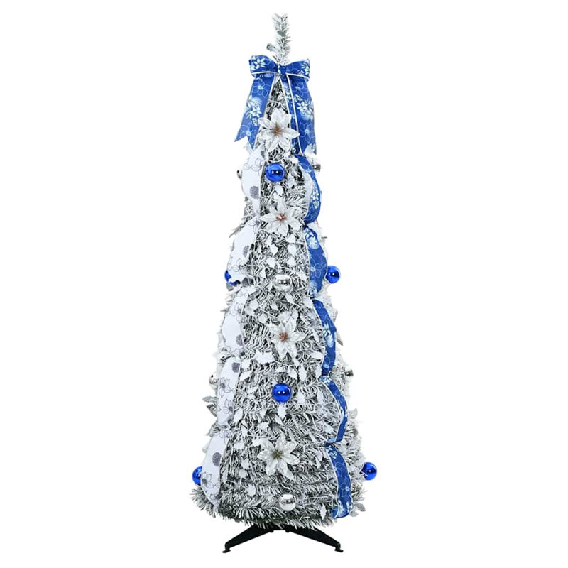 Artificial Christmas Tree Green PVC, 4.92' H