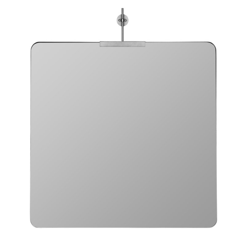 Frida Collection Square Mirror, Silver