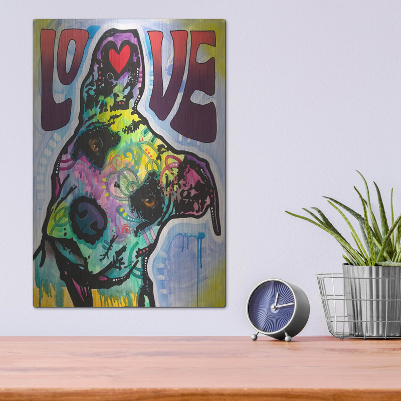 Lark Manor ™ «Love and Trust» par Dean Russo Studios, art mural en métal, H 16 po x l 12 po