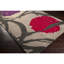 Wool Floral Area Rug in Taupe-30609197
