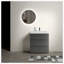 Meuble-lavabo simple l 30 po x P 18 po x H 37 po Munasar-1243381602