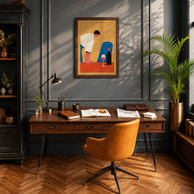 Contemplation In Colour Modern - Print