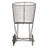 Metal Rolling Laundry Cart with Rack-599468501