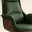 Chaise de bureau simple en similicuir réglable-132936293