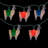 10-Count Clear Llama Patio Light Set 5.75Ft White Wire