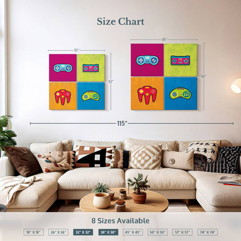 Senne Pop Style Controllers, 32" H x 32" W