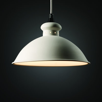 Luminaire suspendu en dome à 1 lumière