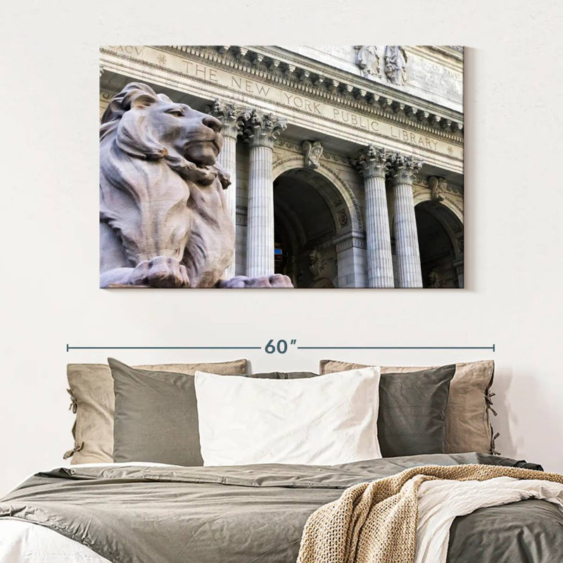 Lilie NYC Public Library, 34" H x 51" W