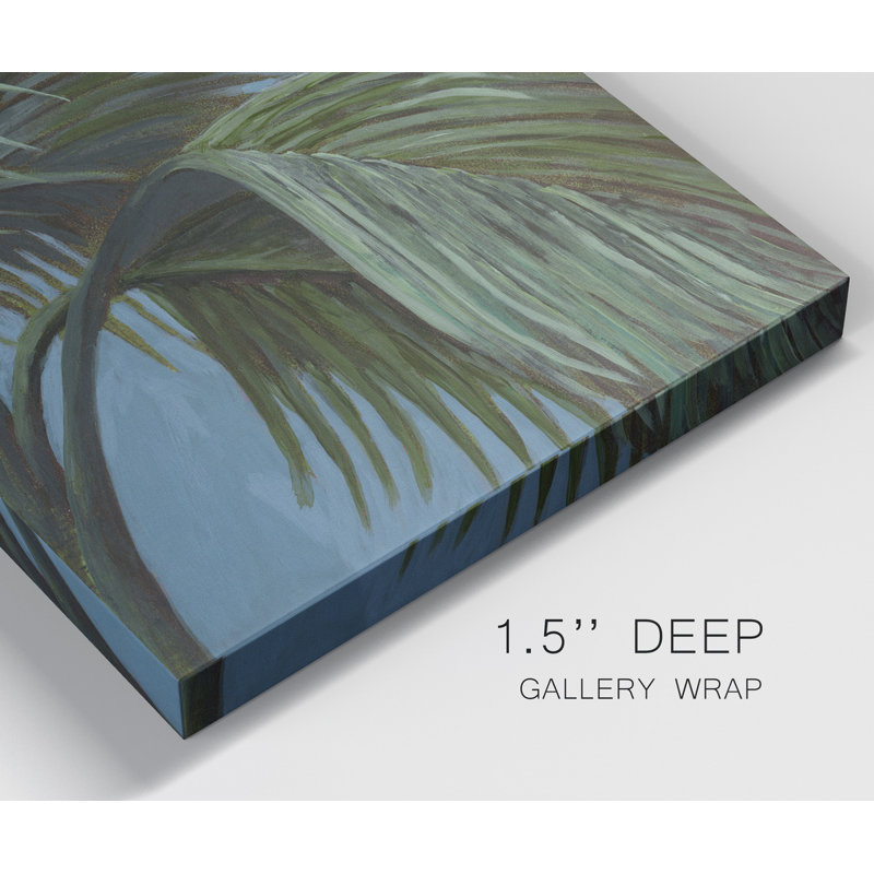 «Lush Palms II», reproduction sur toile tendue, H 24 po x l 12 po x P 1 po