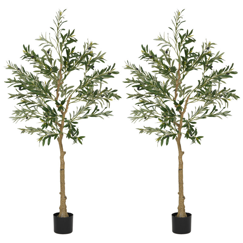 120cm Faux Olive Plant in Pot