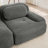 82'' L-Shaped Modular Sofa In Soft Corduroy Fabric With Curved Armrests, No Assembly Required, High-Resilience Sponge, Suitable For Living Rooms And Bedrooms, Grey-1835601753-1835601755