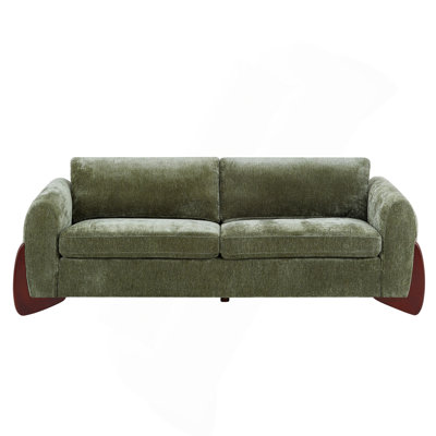 Canapé avec revêtement en tissu texturé