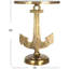 Table d'appoint en fonte avec ancre nautique