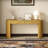 Floret 58.2" Modern Entryway Table Two Hidden Handle Drawers Farmhouse Console Table Easy Assembly-892918159