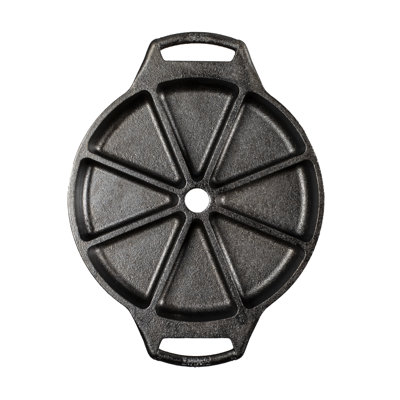 Lodge 8.94 in. W X 11.69 in. L Wedge Pan Black 1 pc