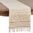 Phaedra Solid Color 100% Cotton Table Runner