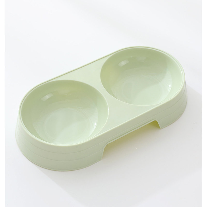 Petit bol à nourriture ovale pour petits animaux Macaroon Pet, 9,05 x 4,72 x 1,38 po, vert, Green