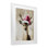 «Baby Christmas Deer», reproduction encadrée sous verre, design par Arlington Prints