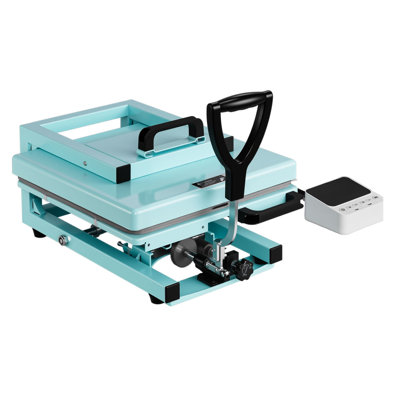 15x15 Inch 5-in-1 Hybrid Heat Press Machine - Multifunctional Sublimation Transfer for T-Shirts, Mugs, Caps & Plates with Digital Control