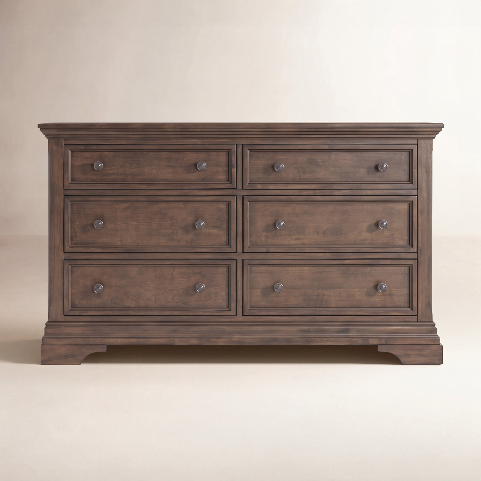 Shayla Kids 6 - Drawer Dresser, Rosewood