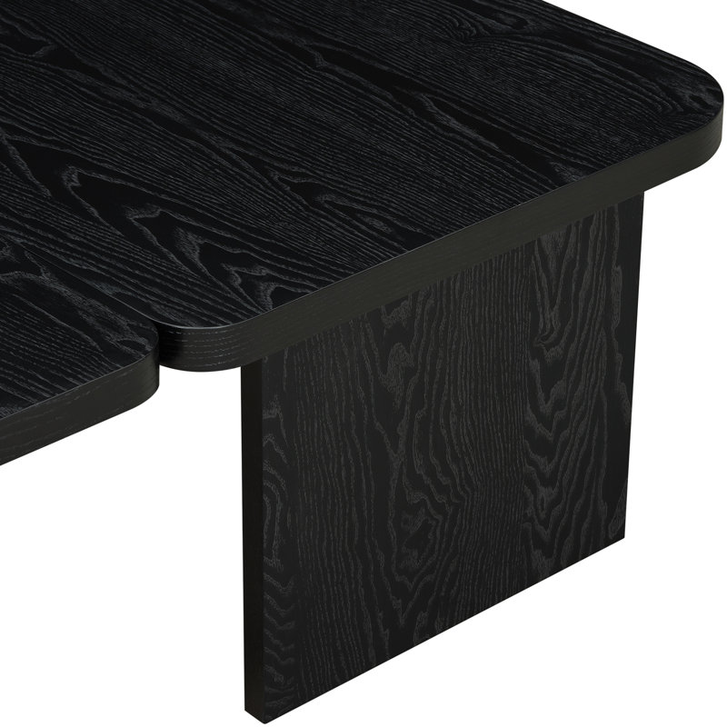 Ensemble de table basse moderne et minimaliste, table basse rectangulaire avec motif d'épissure, table de combinaison multifonctionnelle