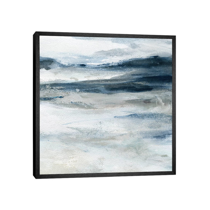 Ocean Currents by Carol Robinson - Painting on Canvas, Black Framed, 66.04 cm H x 66.04 cm W
