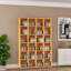 Dunnstown 130.5cm H x 89cm W Solid Wood Standard Bookcase Industrial Living Room Furniture