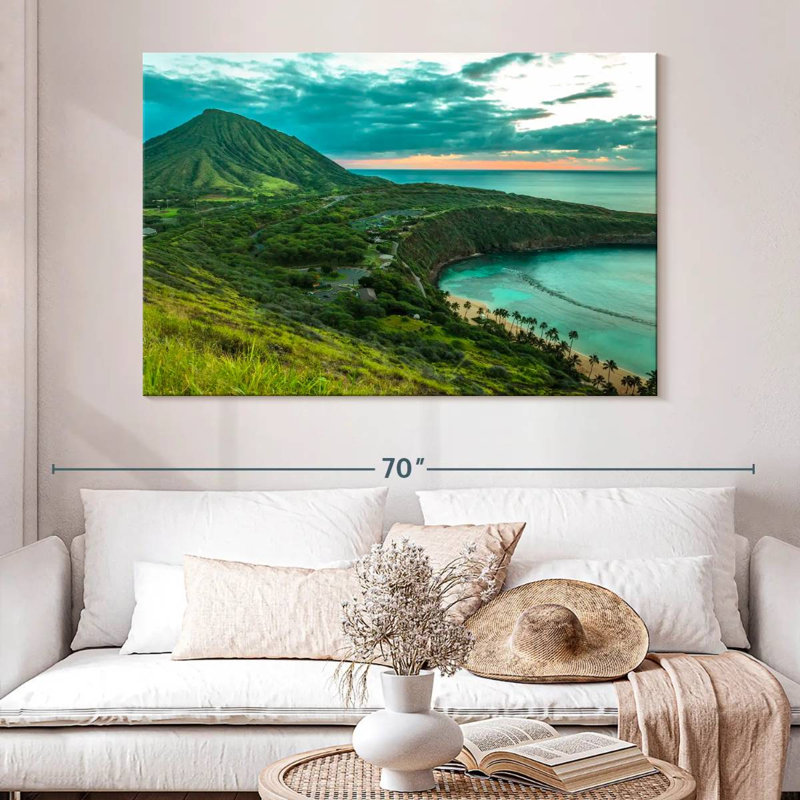 Gillard Hanauma Bay, H 34 po x l 51 po