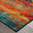 Lagouira Blue Modern Abstract Area Rug-1901917006