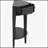 Modern Curved Console Table with Multiple Storage Options for Various Rooms-874089246