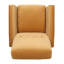 Fauteuil en velours capitonné de 32,2 po de largeur