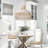 Calpella -Natural and White Rattan Light Pendant-2078343070