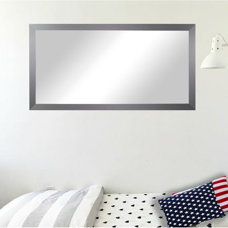 Azeriah Wood Flat Mirror, 65.5" H x 30.5" W
