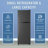 5.0 Cu.Ft Mini Fridge with Freezer, Double Door Compact Refrigerator with 4 Adjustable Thermostat and Shelves ,Small Fridge with Large Capacity, Perfect for Bedroom, Dorm, Home, Office, Gray-124572593