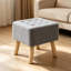 Linen Upholstered Bench-123224631