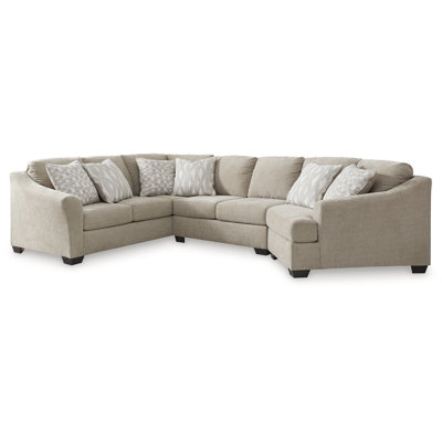 Leiliany 3-Piece Sectional With Cuddler