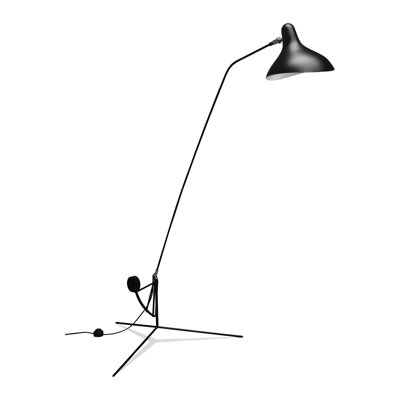Mantis 66.93'' Black Task Floor Lamp
