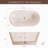 55.13'' x 31.11'' Soaking Acrylic Bathtub