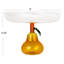 Pear Perfection Glass Food Pedestal
