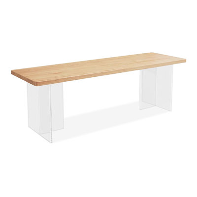 Bureaux rectangulaires en bois massif Burlywood
