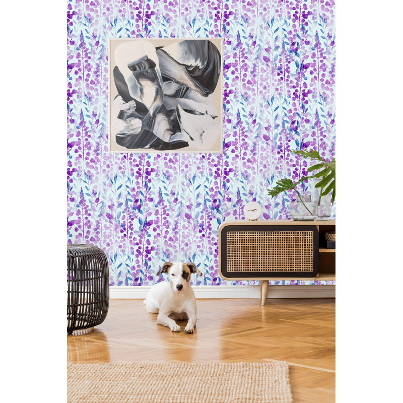 Rouleau de papier peint autocollant Athenian Herbs, L 10,42 pi x l 25 po