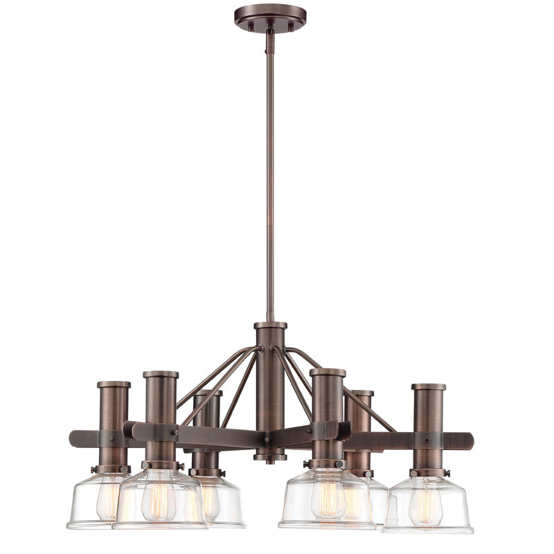Novotny 6 - Light Dimmable Tiered Chandelier