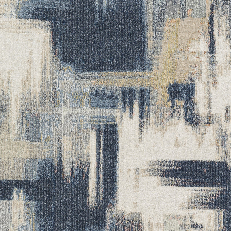 Abstract Indoor Rug, Rectangle 5'3" x 7'