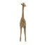 Figurine girafe Norie, sculpture texturée cuivre polyrésine 16 pouces