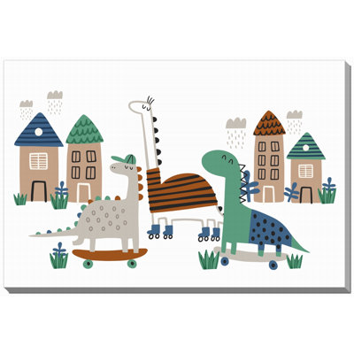 «Dino Village Parade», art mural