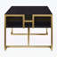Table basse moderne moderne avec 4 tiroirs et base dorée-1098514620