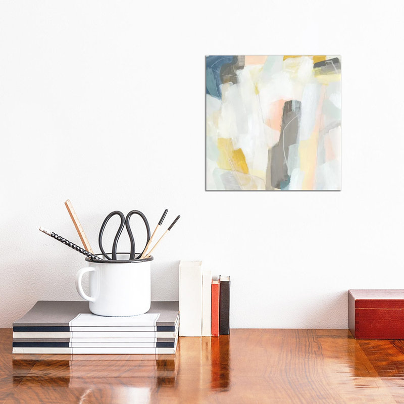 Fractal Pastel II by June Erica Vess - Wrapped Canvas Gallery-Wrapped Canvas Giclée, 30.48cm H x 30.48cm W