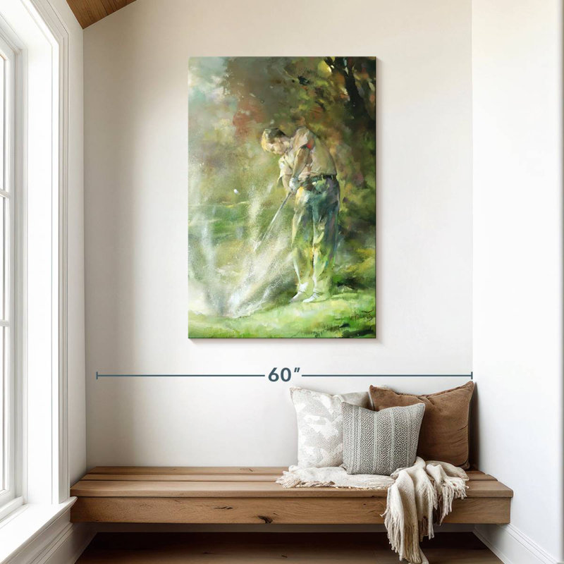 Sireci A Perfect Strike, 45" H x 30" W